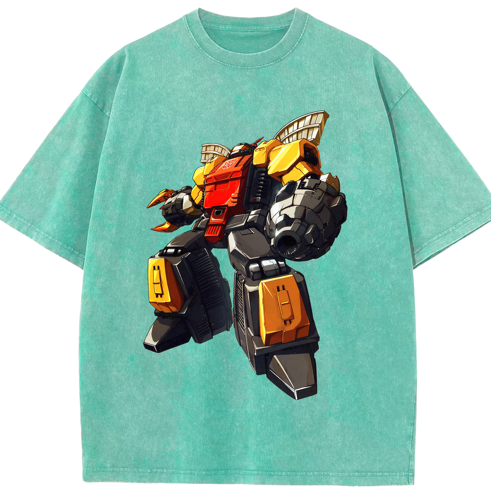 （画像用） Transformers トランスフォーマー 綿100% ヴィンテージ風 半袖Tシャツ（フロントプリント）